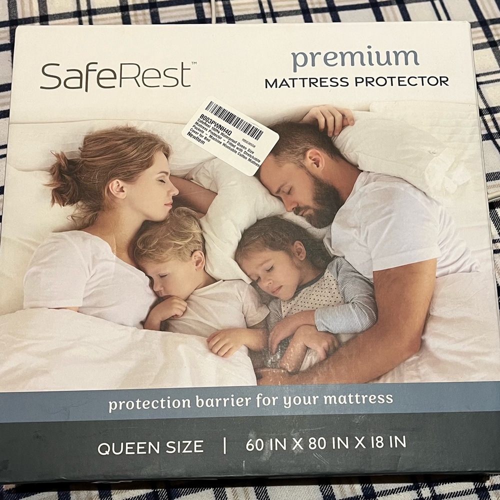 White Mattress Cover with Premium Protection
